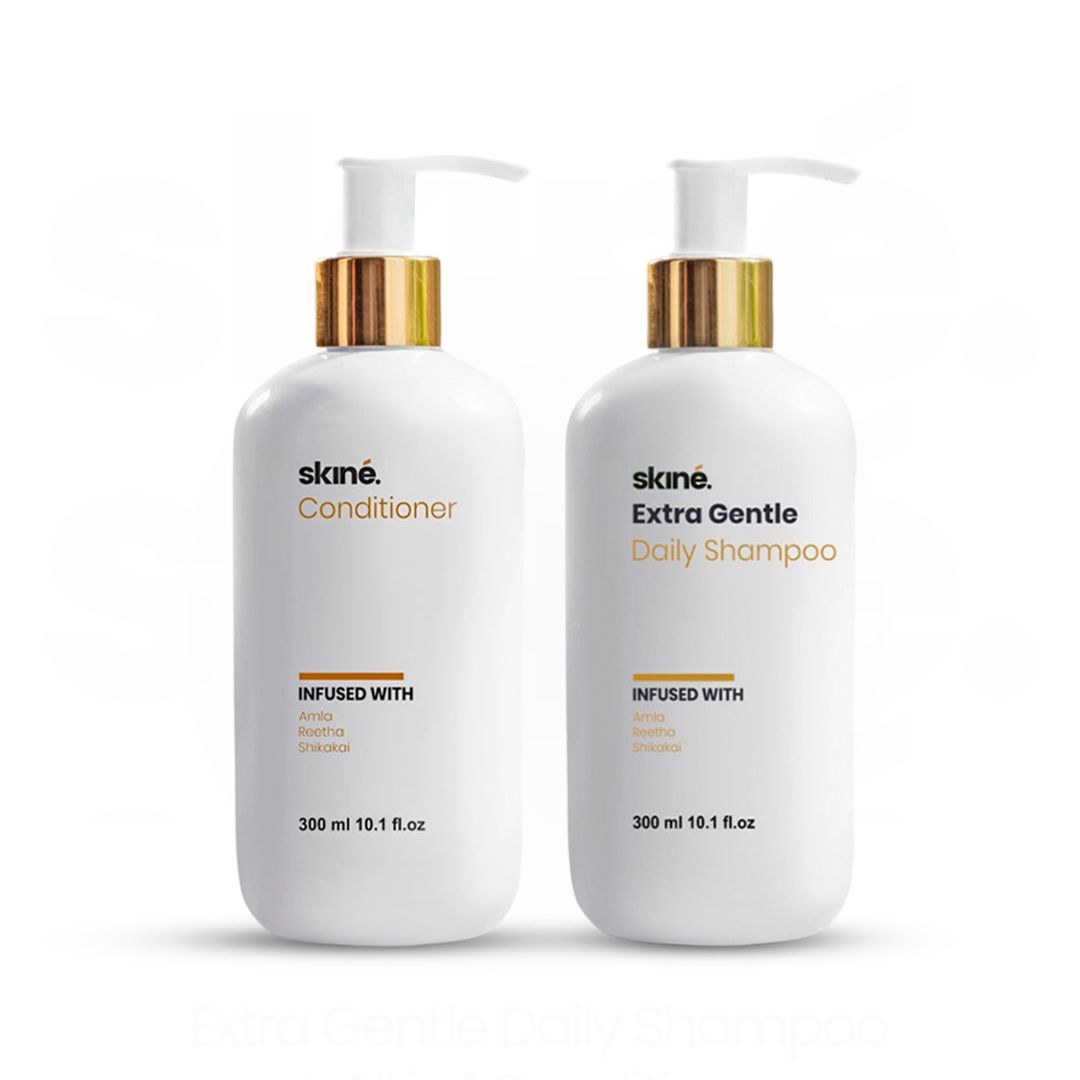 Extra Gentle Daily Shampoo + All in 1 Conditioner