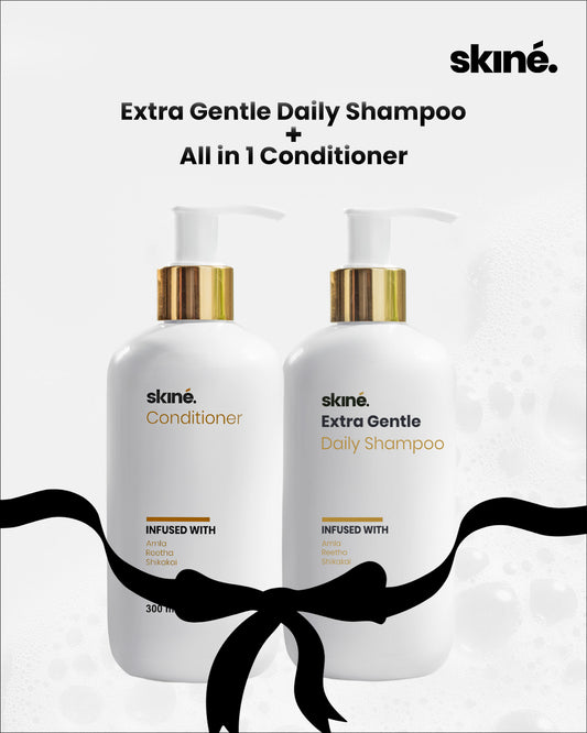 Extra Gentle Daily Shampoo + All in 1 Conditioner