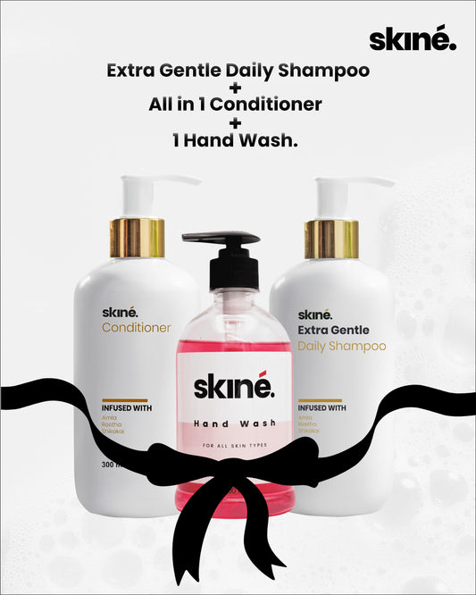 Extra Gentle Daily Shampoo + All in 1 Conditioner + 1 Hand Wash