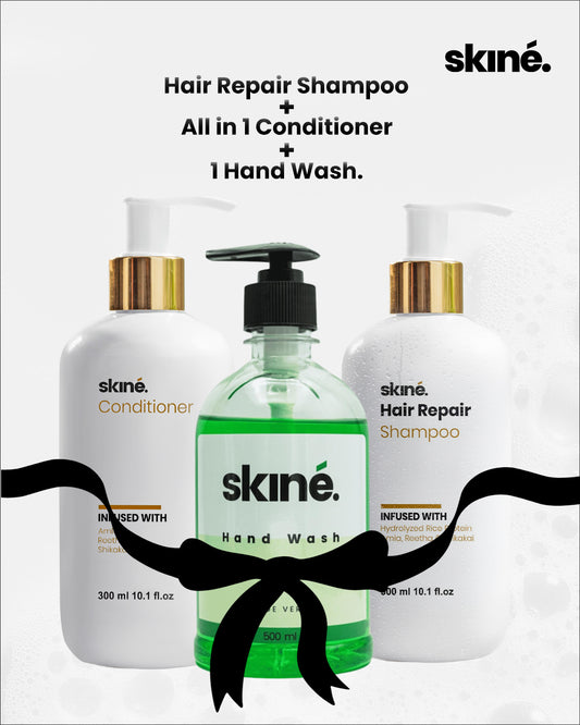 Hair Repair Shampoo + All in 1 Conditioner + 1 Hand Wash